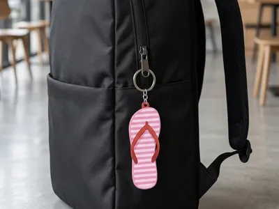 Keychain-Flip Flop 