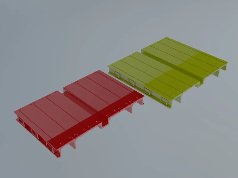 Bruder low loader trailer extensions 2 sizes