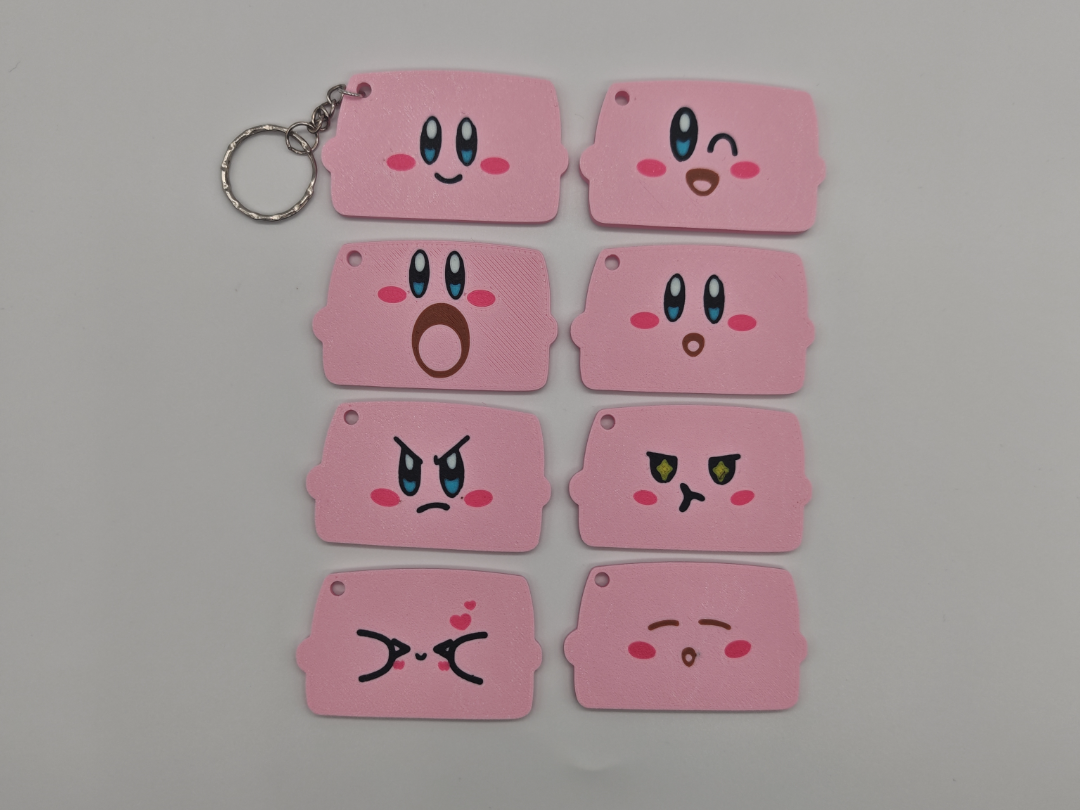 Miniatura 1 do modelo 3D Kirby Keychains