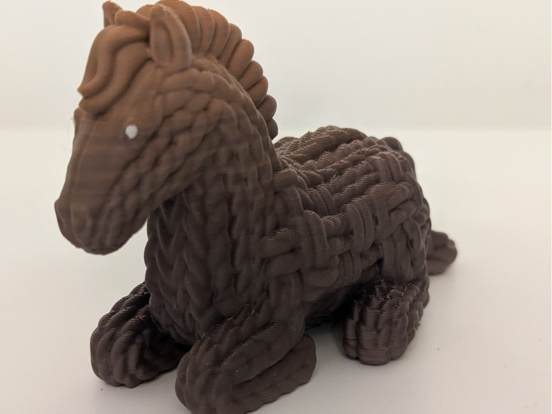 Chunky Knit Horse – Rustic Stable Friend