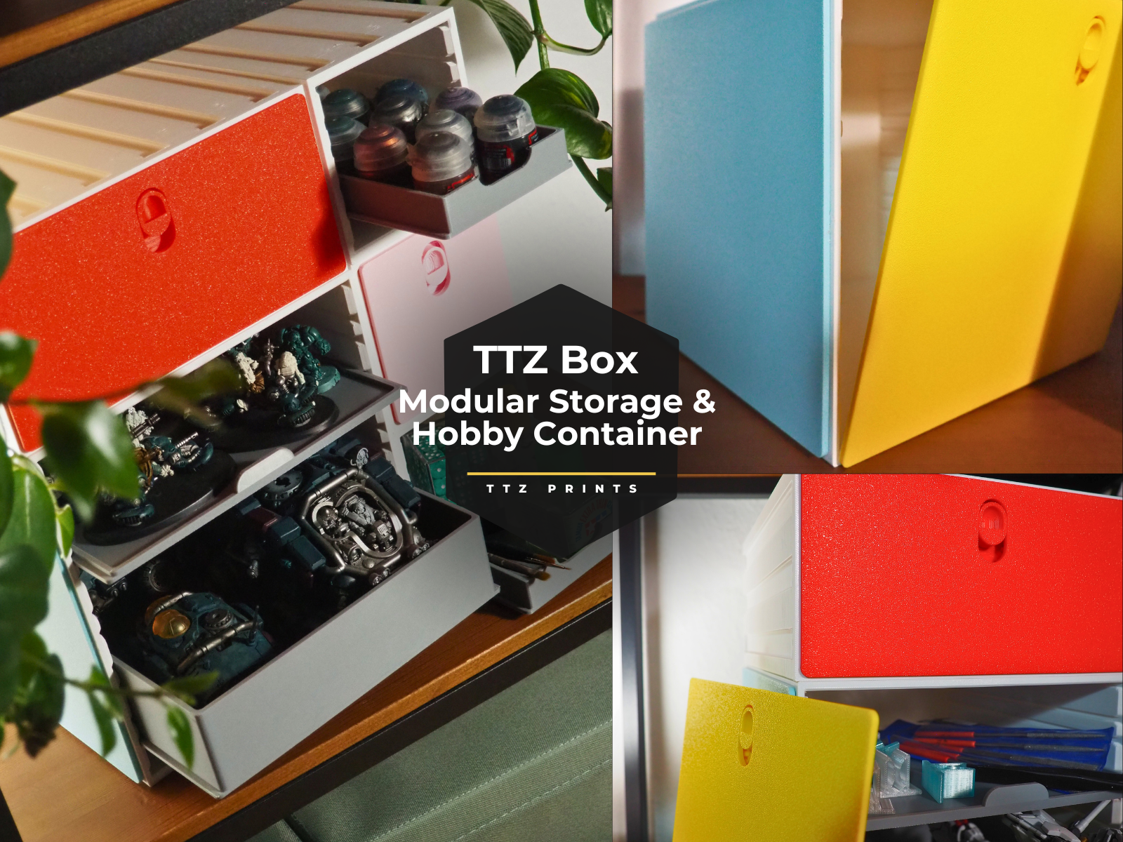 TTZ Box | Modular Storage & Hobby Container 