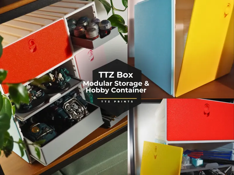 TTZ Box | Modular Storage & Hobby Container 