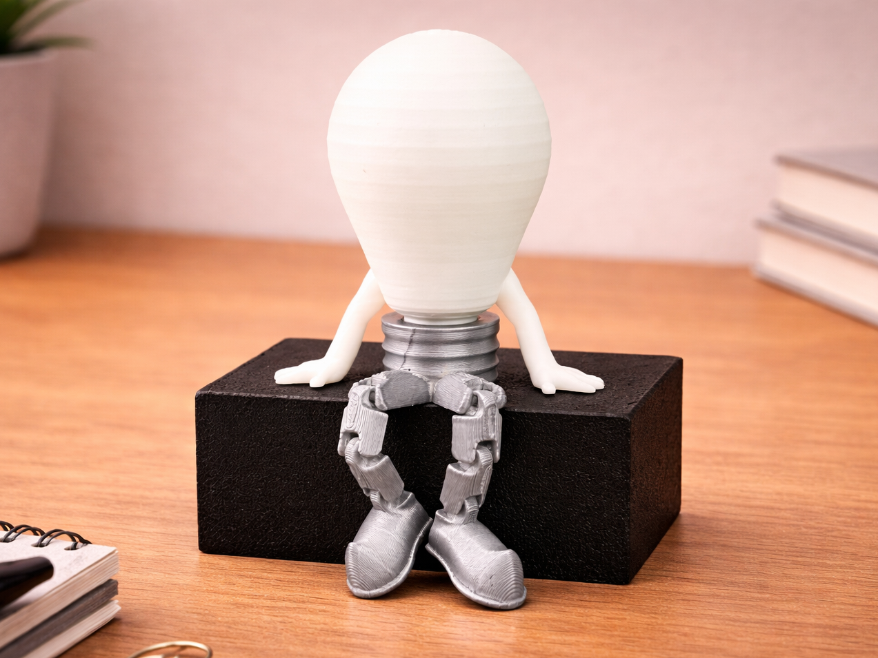 Articulated Light Bulb Buddy Gift Electrician