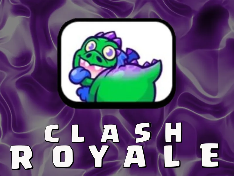 BabyDragon Booty Emote frm Clash Royale (Keychain)
