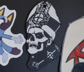 Papa Emeritus Ghost Keychain