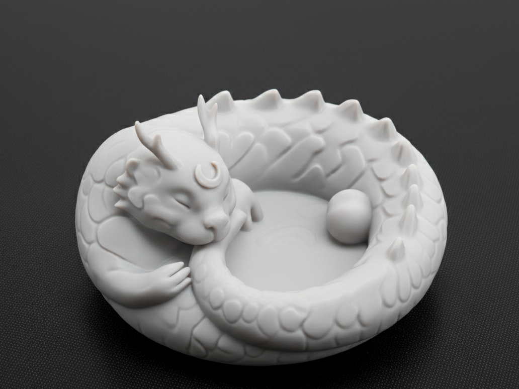 Sleeping Moon Dragon – Decorative Bowl