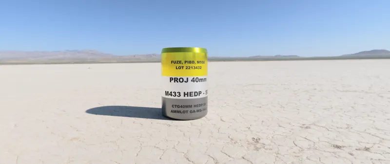Can Holder - 40mm Grenade Round replica 375ml cans
