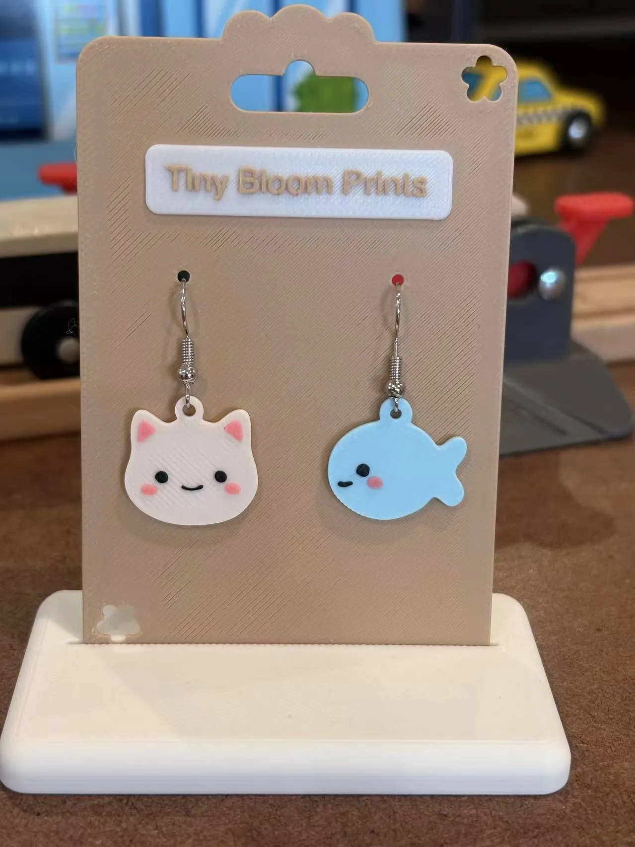 Cute Cat & Fish Mix and Match Earrings view 2
