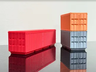 Gridfinity Shipping Containers - Stackable and Lid