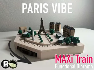 MAXi Train - Functional Paris Vibe Diorama