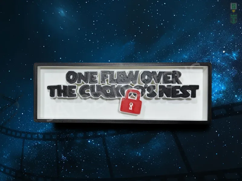One Flew Over Cuckoos Nest Cinema Room Sign Box