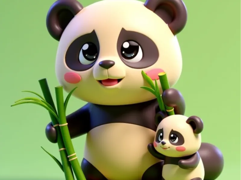 Adorable panda