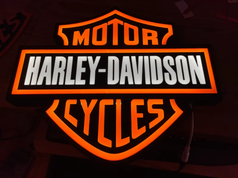 Enseigne Harley Davidson