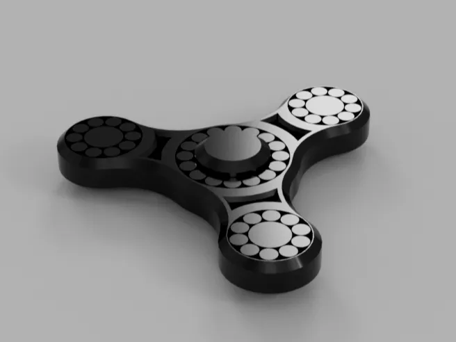 Print-in-Place Fidget Spinner (No Support)