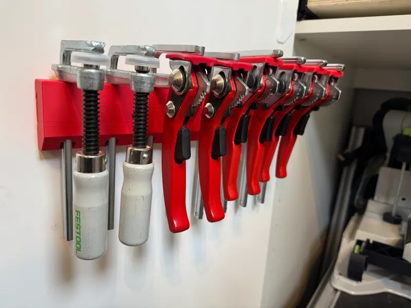 Track Saw Rail Guide Clamps Holder - French Cleat