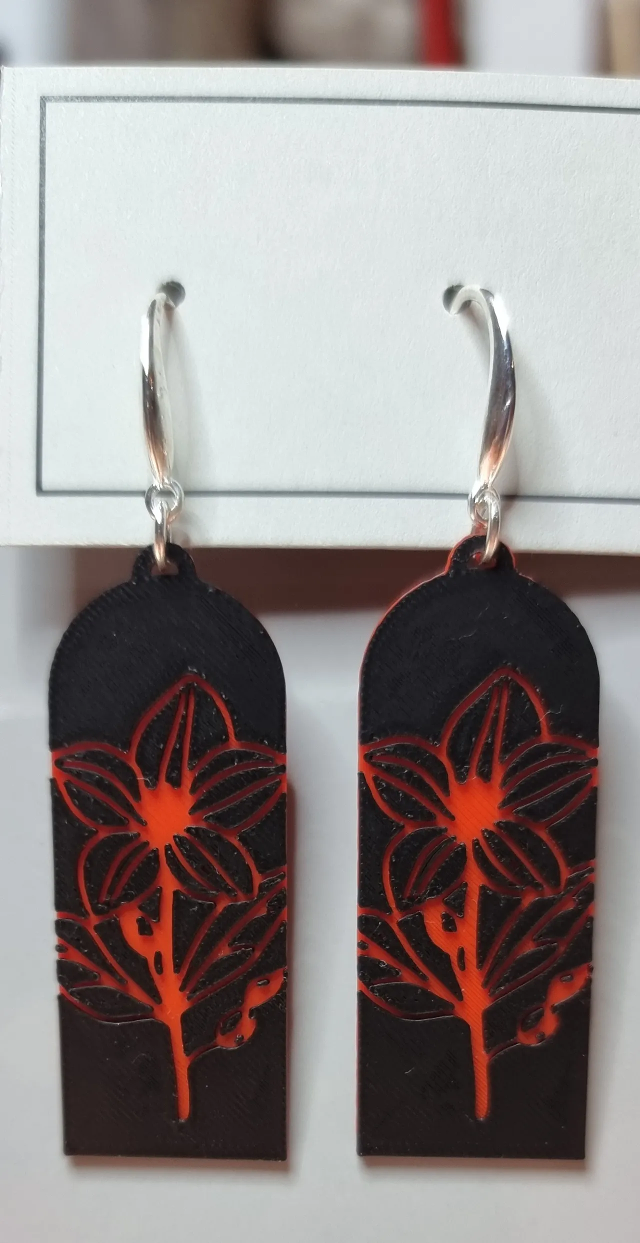 Earrings – Flowers 1, 0.2mm Nozzle view 2