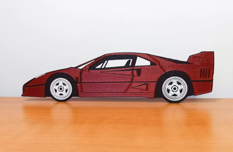 Ferrari F40 decor