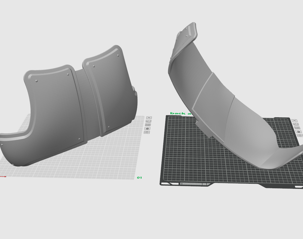 Miniatura 3 do modelo 3D Medieval Chest armor