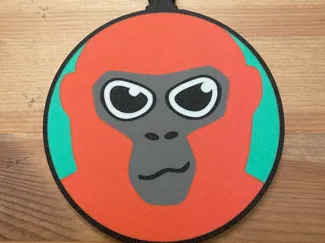Gorilla Tag Christmas Ornament