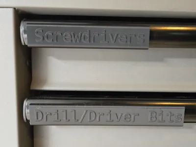 Husky Heavy Duty Toolbox Drawer Labels