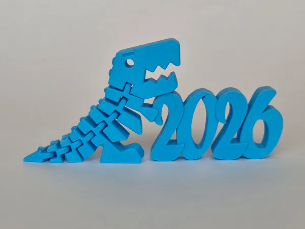 Dino articulé — édition Nouvel An 2026