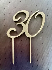 Topper de gâteau "30 ans" — photo 1