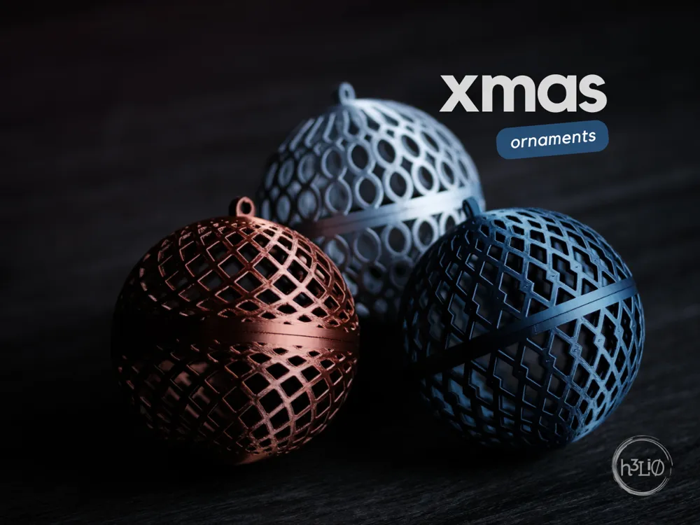 Christmas Ornaments Free 3d Print Model Makerworld