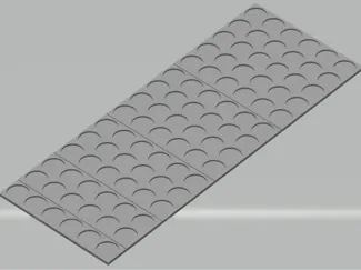 32 mm circle movement tray 6 wide