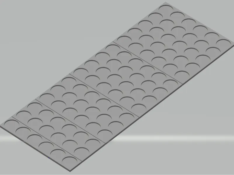32 mm circle movement tray 6 wide