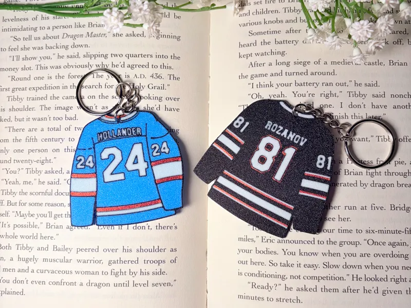 Heated Rivalry Inspired Keychain Set