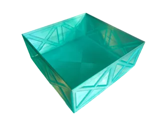 Gridfinity X Box 4x4x10U_stable, stackable, robust