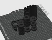 All Parts on one Plate  0.2mm layer, 2 walls, 25% infill