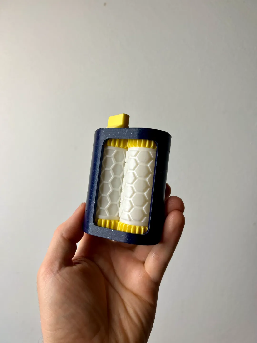 Hexagons - Business Card Embosser Roller view 3