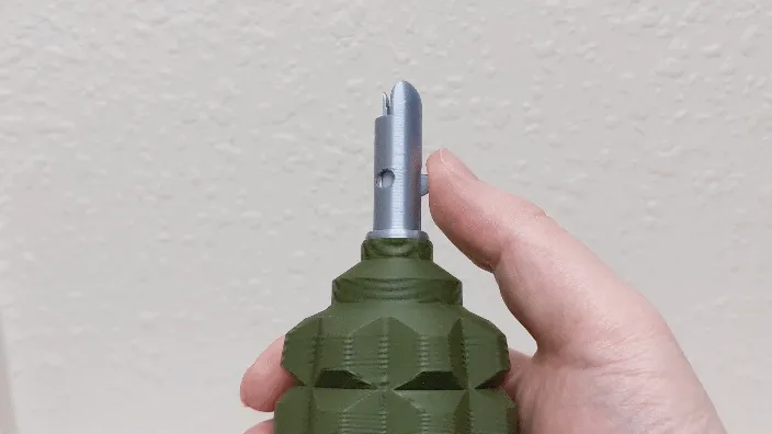 F1 Frag Grenade Replica Prop with Flying Handle view 4