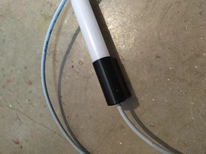 T8 28mm Lampenhalterung mit Kabeldurchführung 