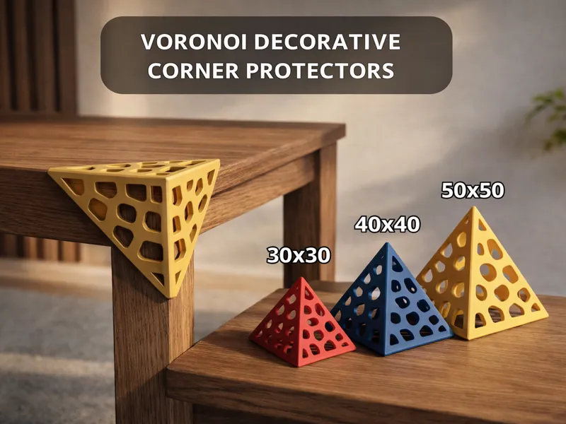 Voronoi Decorative Corner Protectors Bracket 3size