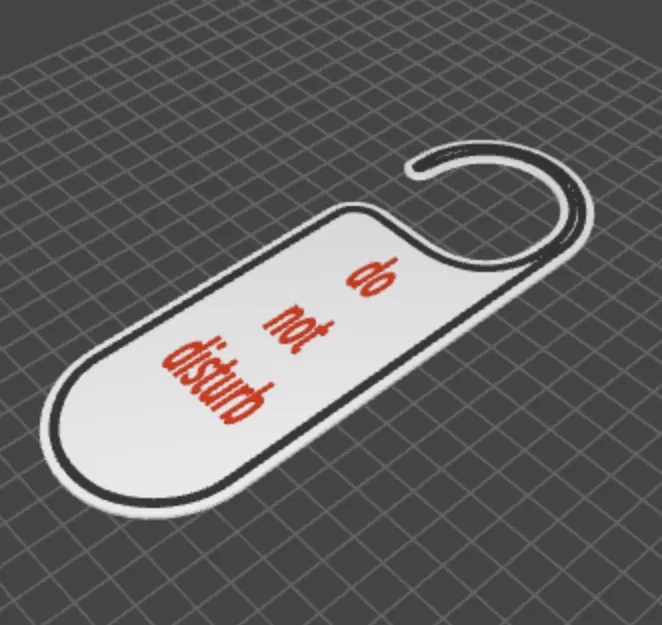 do not disturb - Free 3D Print Model - MakerWorld