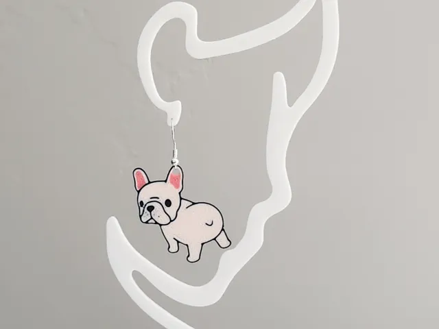 French Bulldog Earrings
