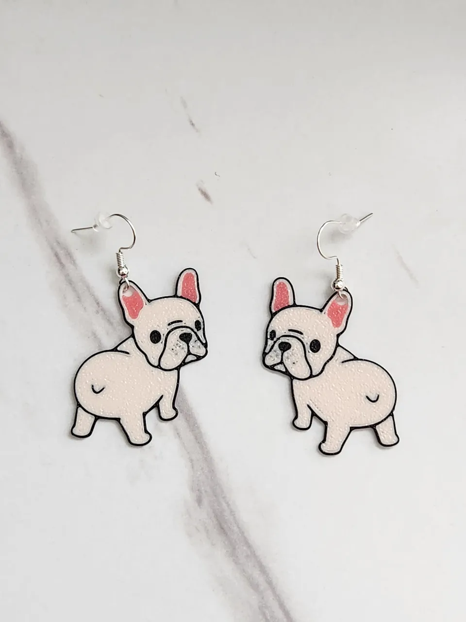French Bulldog Earrings view 2