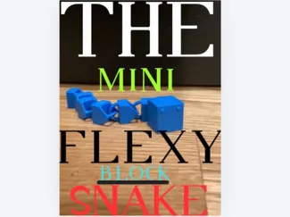 The mini flexy block snake