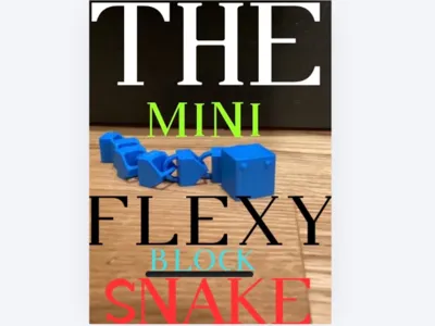 The mini flexy block snake