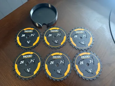Ridgid Saw Blade Coasters 