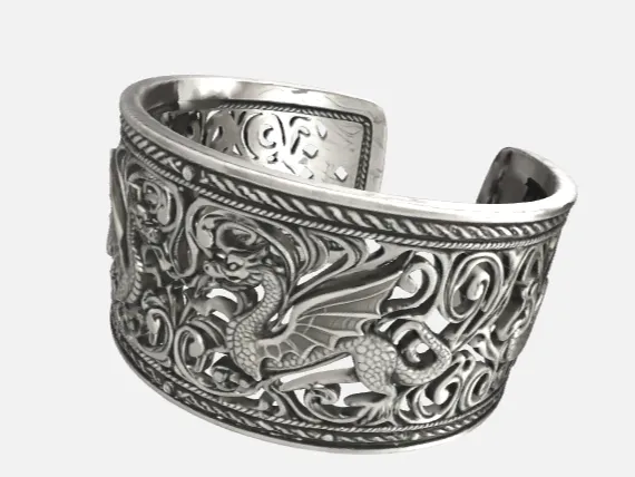 Dragon Silver Bracelet