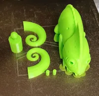 Rotating Tail: 0.20mm, 3 walls, 10% infill, NoAMS, A1mini