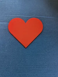 Blank, Only Heart Shape