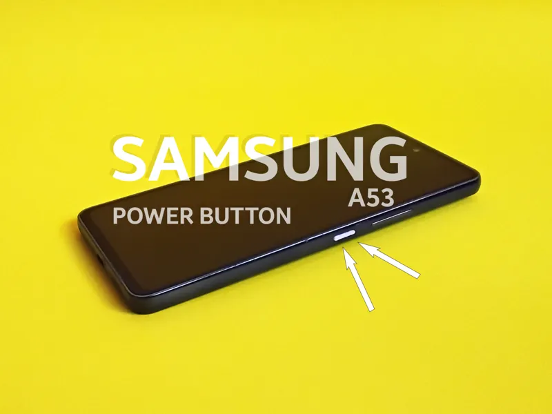 samsung a53 power button