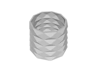 Pot à crayons low poly moderne — photo 1