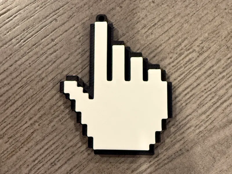 8-Bit Curser Keychain