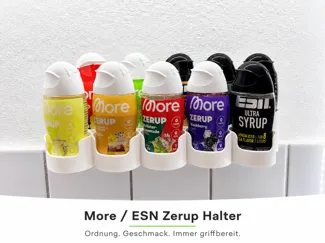 More / ESN Zerup Wandhalterung | 10 Sirup Flaschen