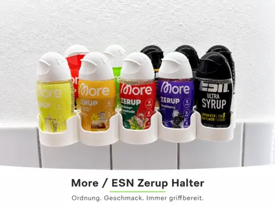 More / ESN Zerup Wall Mount | 10 Syrup Bottles
